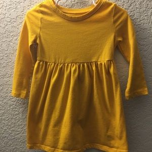 Mustard Yellow T-shirt Dress